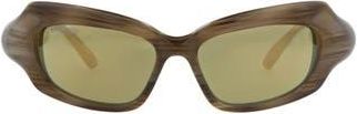 Balenciaga 59mm Cat Eye Sunglasses in Havana Havana Bronze at Nordstrom Rack