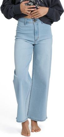 Billabong Free Fall High Rise Wide Leg Jeans in Surf Spray at Nordstrom, Size 28