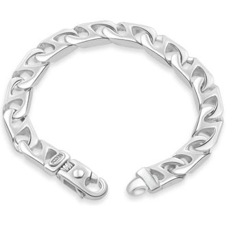 Pompeii3 Mens Marine 14k Gold (53gram) or Platinum (99gram) 9.5mm Link Bracelet 8.5