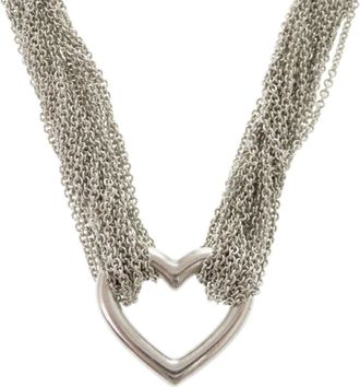 Tiffany & Co. Open Heart 925 Necklace (Pre-Owned)