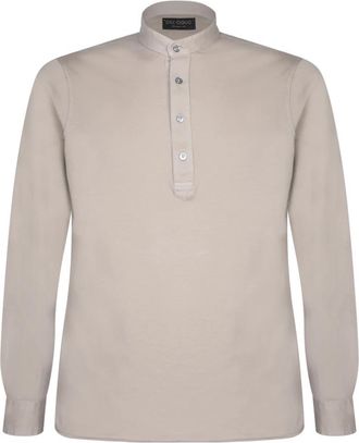 Dell'Oglio Cormlcapri Jervin V925 - Heren - Longsleeves - Beige - 2XL - Tops