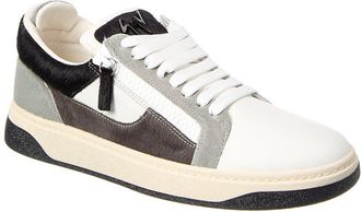 Giuseppe Zanotti Gz/94 Leather & Haircalf Sneaker