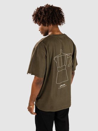 Anerkjendt Akvillads Italien Coffee Camiseta verde
