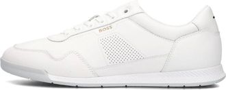 HUGO BOSS Schoenen, Heren, Wit, 40 EU, Leer, Stijlvolle Titanium SL Heren Sneakers
