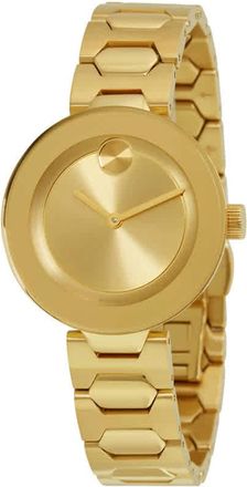 Movado Bold Gold Dial Ladies Watch 3600382