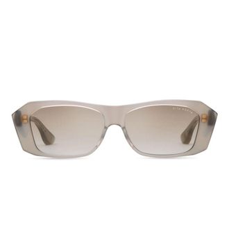 Dita Eyewear Noxya Rectangular Sunglasses with Thick Translucent Frame