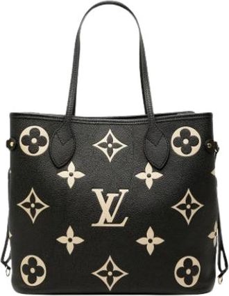 Louis Vuitton Pre-owned Vintage Leren Tote - Dames - Vintage Shopper - Zwart - ONE Size - Leer - Vintage