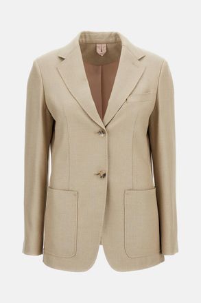 Max Mara Giacca Monopetto Pesche