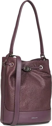 Zanellato Womens Handbag Monda Small Purple Bovine Leather Handbags Hand Bags
