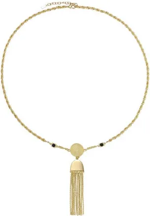 Petit Moments Free Spirit Tassel Pendant Necklace in Gold at Nordstrom