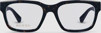 Gucci Rectangular Optical Frame, Brown