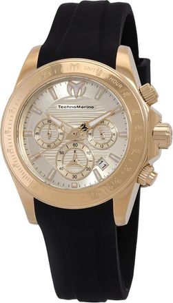 Technomarine Chronograph Quartz Gold Dial Watch TM-219034