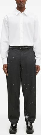 Undercover Pantaloni dritti in lana - Grigio