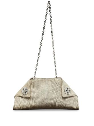 Tod's Shimmer Lizard Girelli crossbodytas - Beige