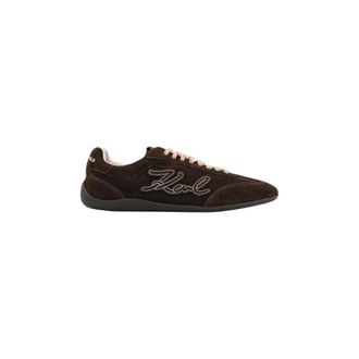 Karl Lagerfeld Altia Sneakers - Dames - Schoenen - Bruin - Maat: 40 EU Leer