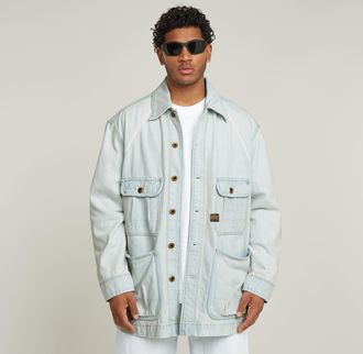 G-Star Oversized Chore Jack - Lichtblauw - Heren