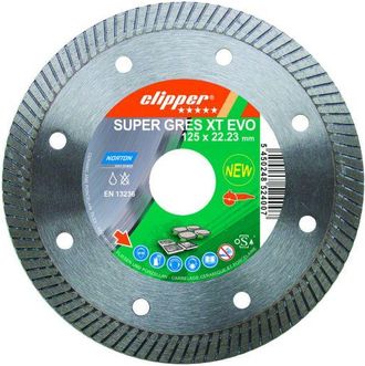 Norton Taza De Corte Turbo Clipper Extreme Ceram 125mm, Ideal Para Cer&aacute;mica Y Baldosas, Corte R&aacute;pido Y Preciso, Alta Durabilidad