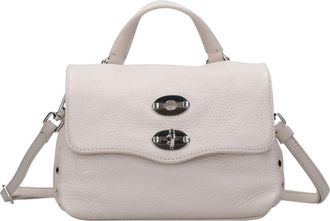 Zanellato Tassen.. Dirty White - Dames - Handtassen - Beige - ONE Size - Leer - Tassen