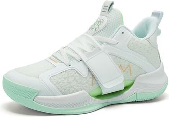 Generic Unisex Basketball Shoes are Breathable Anti Slip Shock-Absorbing Comfortable Fashionable Lace Up Training Boots Walking Shoes(White,3.5 UK)