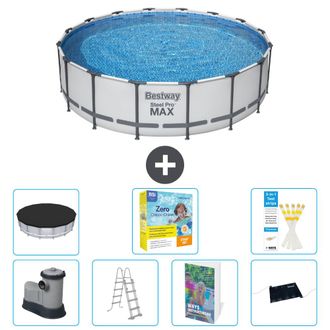 Bestway Piscina Bestway Steel Pro Max Redonda - 488x122 Cm - 8-piezas S582