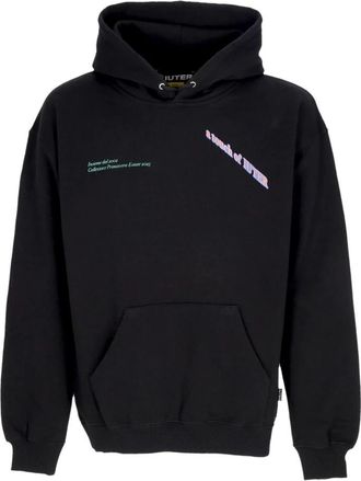 Iuter Zwarte Nymph Hoodie Licht Sweatshirt - Heren - Hoodies - Zwart - L - Katoen - Hoodies & sweatvesten