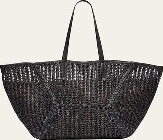 Brunello Cucinelli BC Duo Techno Raffia Tote Bag