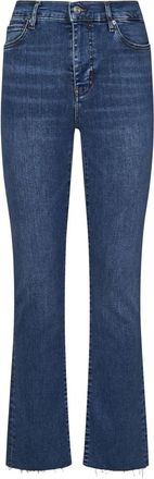 Frame Denim Blauwe Jeans voor Vrouwen Aw 24 - Dames - Bootcut Jeans - Blauw - W32 - Katoen - Jeans