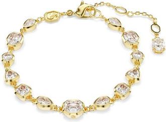 Swarovski Imber All Round Crystal Bracelet in White/Gold at Nordstrom