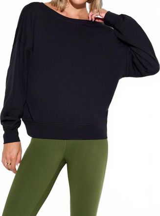 Spiritual Gangster Elysian Pull Over Sweater In Black