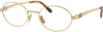 Miu Miu MU 50Zv Zonnebrillen - unisex - Brillen - Geel - 52 MM - Accessoires