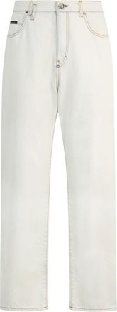 Philipp Plein Beach Boy Fit Jeans Basic - Heren - Regular Fit Jeans - Wit - W33 - Katoen - Jeans