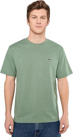 Lacoste Cotton T-shirt Mens T Shirt Thyme : 7 (2XL)