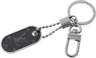 Louis Vuitton Pre-owned Canvas Key-holder - Dames - Vintage Accessoires - Grijs - ONE Size - Vintage