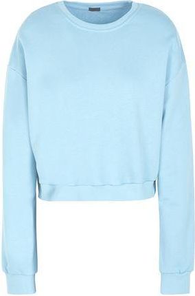 8 by YOOX ORGANIC COTTON CROPPED BOXY SWEATSHIRT