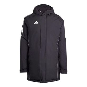 adidas Tiro 24 Stadium Soccer Parka Asia Sizing Black White IJ7391