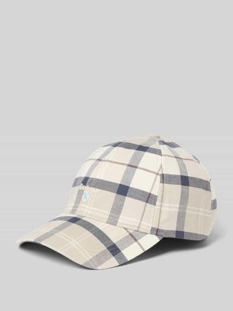 Barbour Basecap aus reiner Baumwolle in Beige, Gr&ouml;&szlig;e 1
