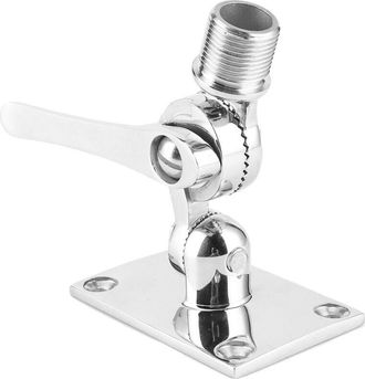 OEM Base De Trinquete Para Antena Vhf, Base De Montaje Ajustable De Doble Eje Para Antena Vhf, Fabricada En Acero Inoxidable