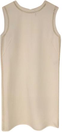 Ermanno Scervino Linen Blend Sleeveless Dress Size S