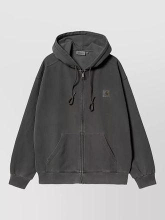 Carhartt Work in Progress hooded blazer drawstring hood front pouch pockets