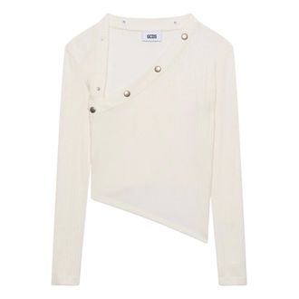 GCDS Gcds, Dames, Truien, Wit, Maat: XS Viscose