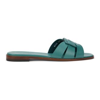 Doucal's Sliders, female, Blue, Size: 10 US Low Sandals