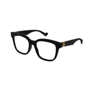 Gucci Hoog vierkant frame met afgeronde hoeken - unisex - Brillen - Zwart - 52 MM - Accessoires