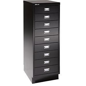 Bisley Serie 39 Multidrawer Con Z&oacute;calo Din A3 9 Cajones Negro