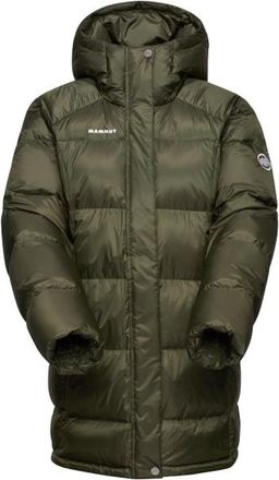Mammut Escape Puffy Insulation Hooded Parka Mantel für Damen | oliv