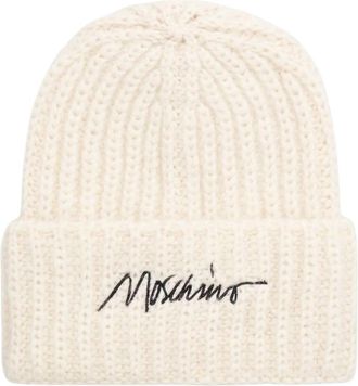 Moschino Muts - Dames - Hoeden - Beige - ONE Size - Katoen - Accessoires