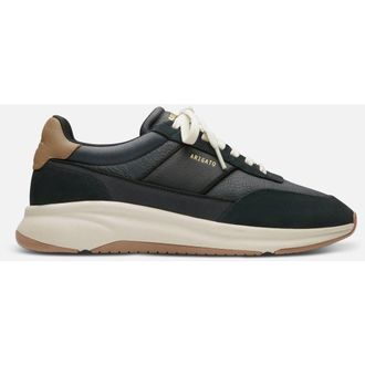 Axel Arigato Genesis Neo Leather Runner in Off Black/tan at Nordstrom, Size 10.5