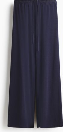 H&M Pyjamahose aus Viskosegemisch - Dunkelblau