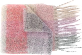 Acne Studios Mohair Geruite Sjaal - unisex - Wintersjaals - Veelkleurig - ONE Size - Wol - Accessoires