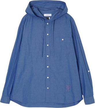 Facetasm Camicia con cappuccio - Blu