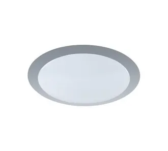 Trio Gonzalo Plafoniera Led 12w 1050lm, 3000k Bordo Alluminio + Diffusore Plastica D.34cm